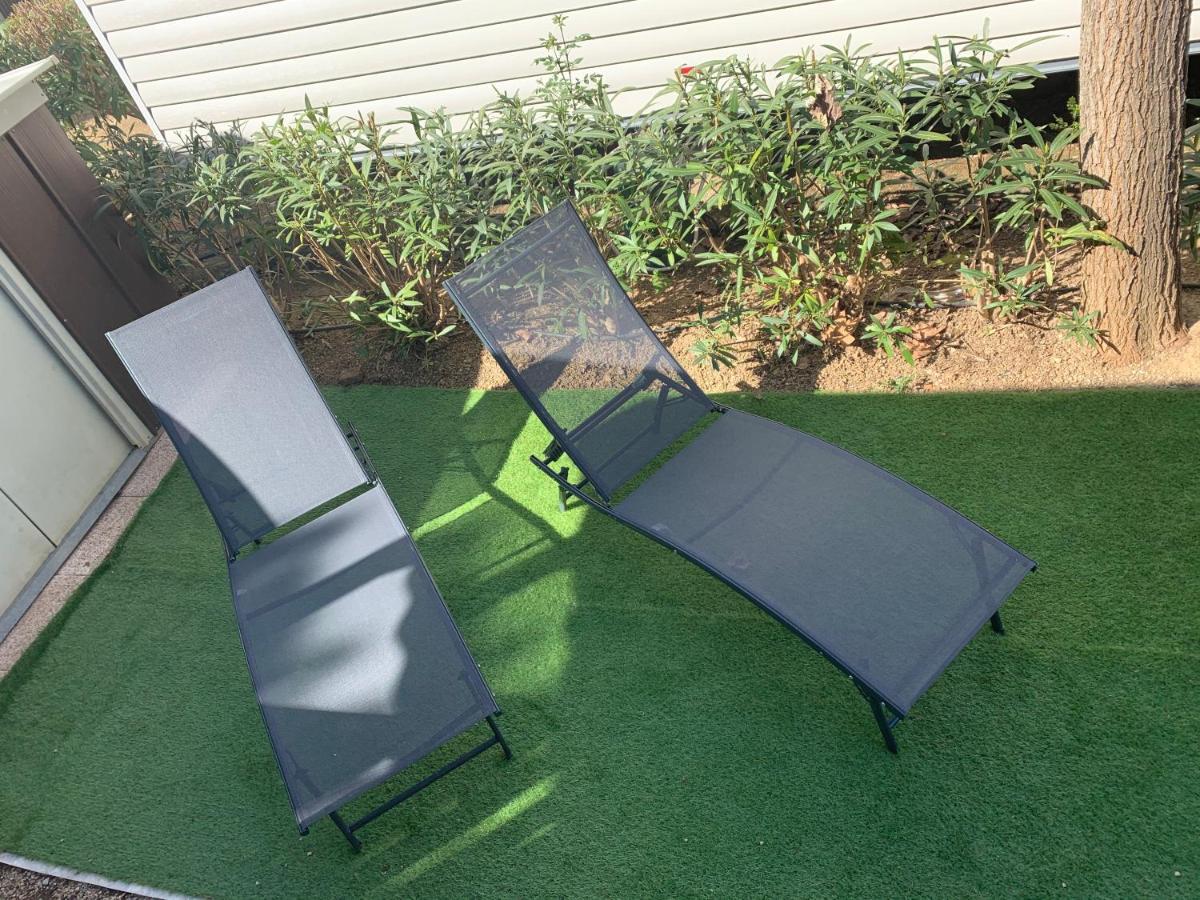 Mobilhome Vias Plage Dans Camping Extérieur photo